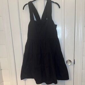 Banana Republic Elegant Black Tiered Dress size‎ XS EUC